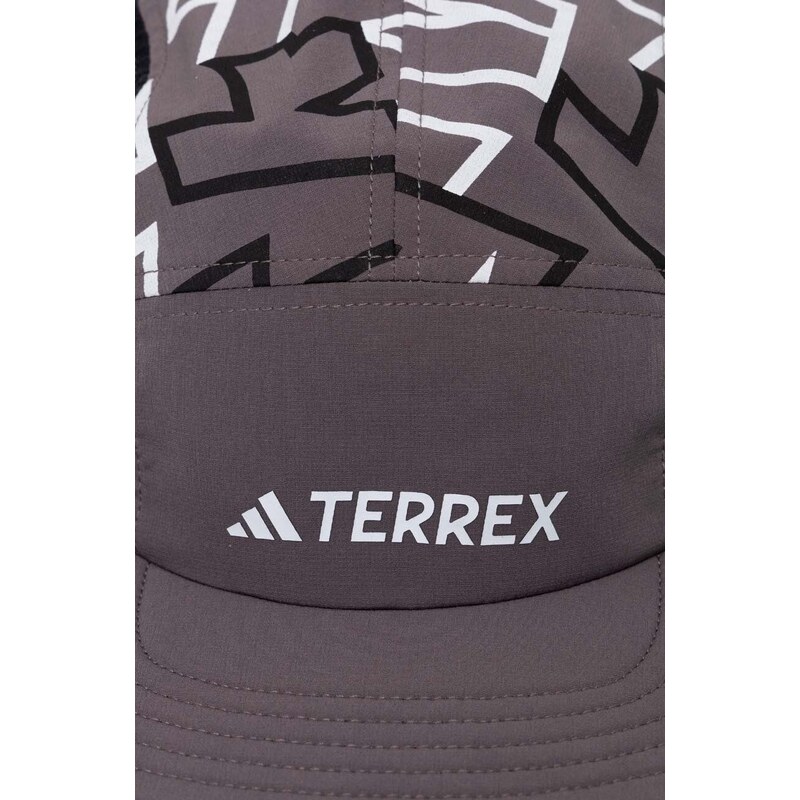 Kšiltovka adidas TERREX šedá barva, vzorovaná, IN8287