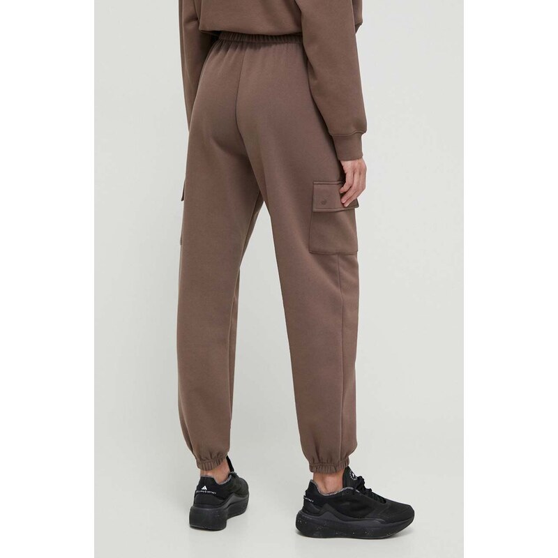 Tepláky adidas Originals Cargo Jogger hnědá barva, s aplikací, IR5909