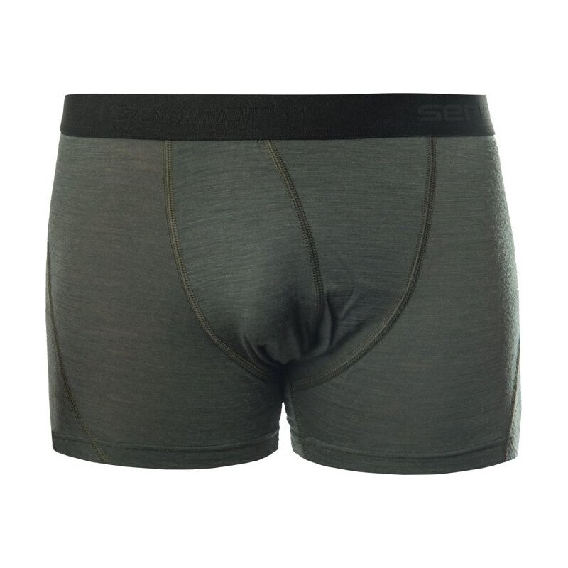 Pánské merino trenky SENSOR Air zelené 117113555