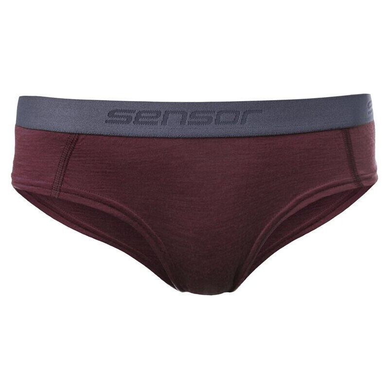 Dámské merino kalhotky SENSOR Air vínové 117113939