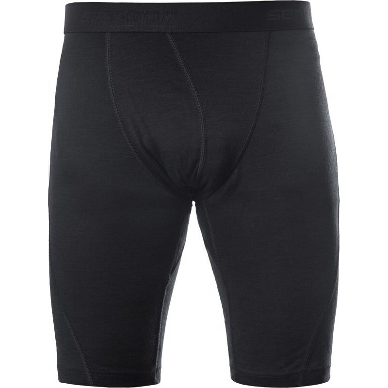 Pánské merino trenky SENSOR Air dlouhé černé 117113554