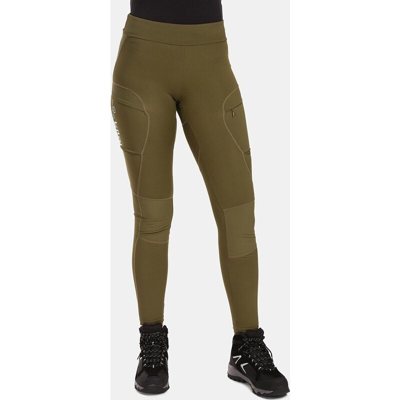 Dámské outdoorové legíny KILPI Mounteria zelené 87631608