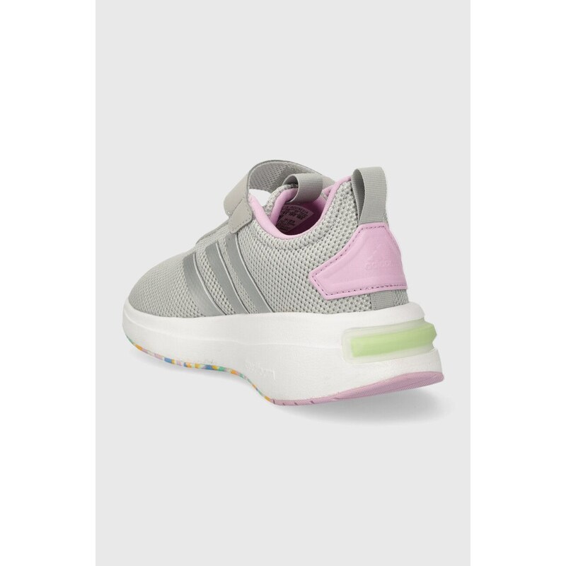 Dětské sneakers boty adidas RACER TR23 EL K šedá barva