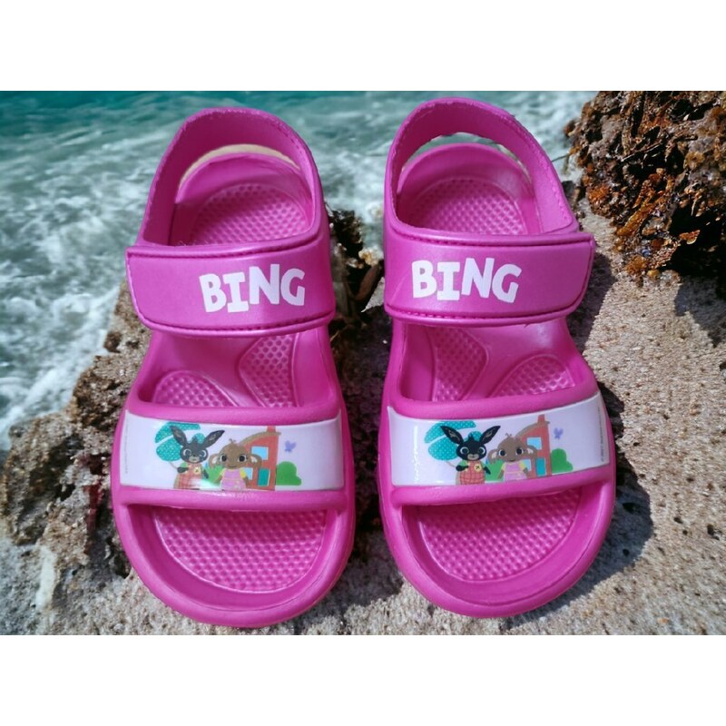 Bing sandály tmavě růžové