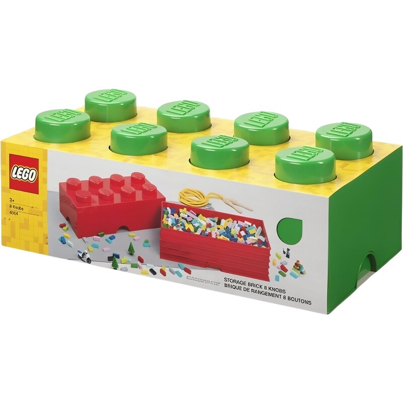 Lego Tmavě zelený úložný box LEGO Smart 25 x 50 cm