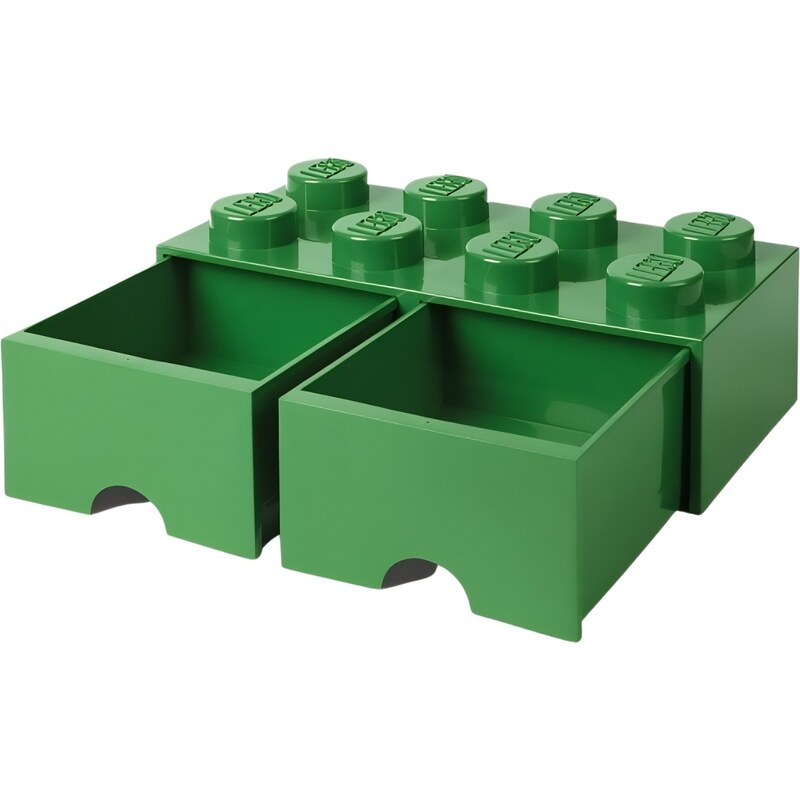 Lego Tmavě zelený úložný box LEGO Storage 25 x 50 cm