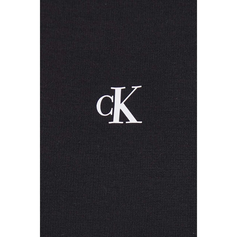 Šaty Calvin Klein Jeans černá barva, mini