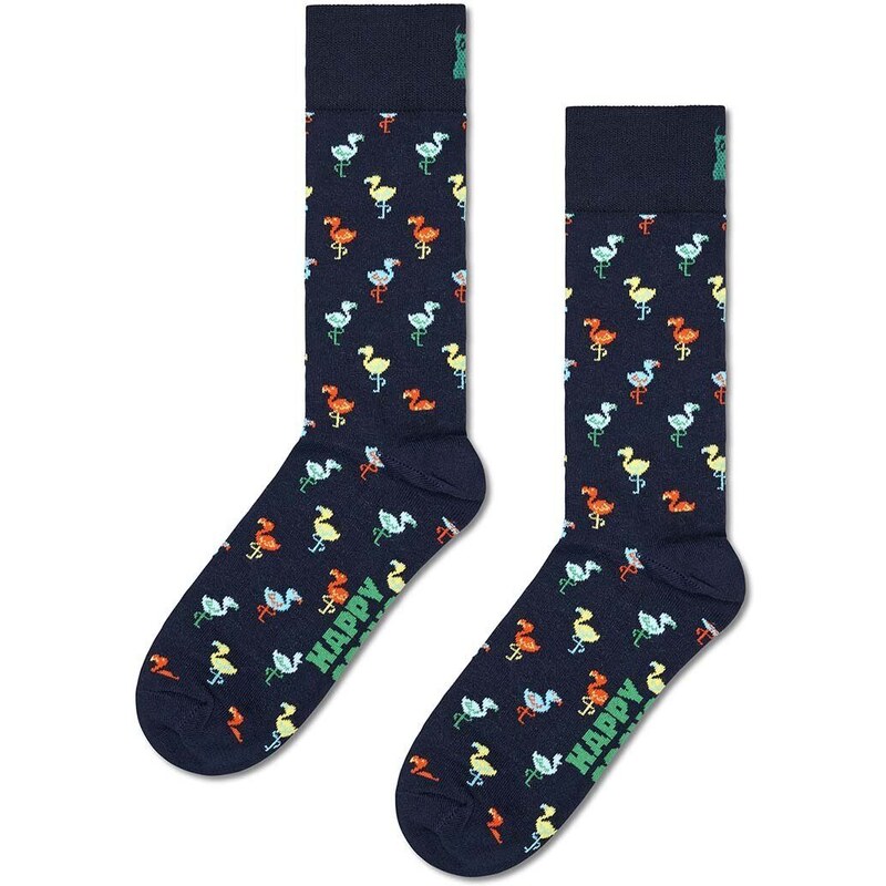 Ponožky Happy Socks Gift Box Navy 3-pack tmavomodrá barva