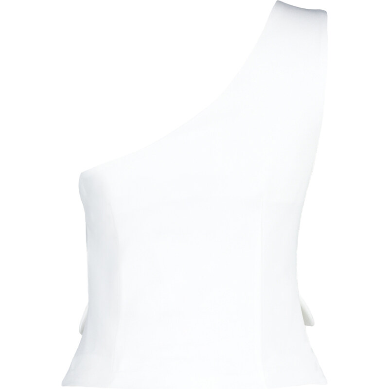 Trendyol Ecru Fitted Single Sleeve Woven Vest