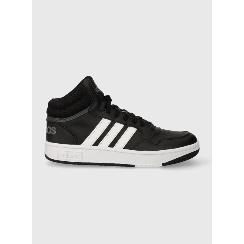 Dětské sneakers boty adidas Originals HOOPS 3.0 MID K černá barva