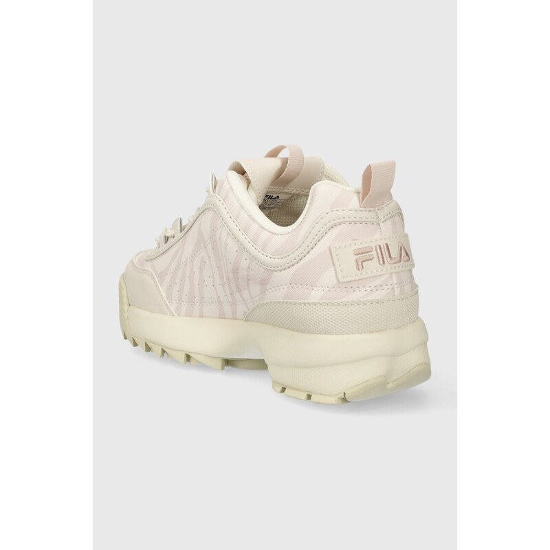 Sneakers boty Fila DISRUPTOR béžová barva, FFW0355