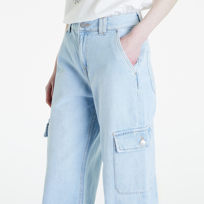 Dámské cargo pants Roxy Modern Vibe Mid Light Blue