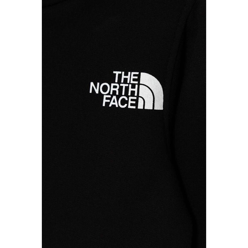 Dětská mikina The North Face NEW GRAPHIC HOODIE černá barva, s kapucí, s potiskem