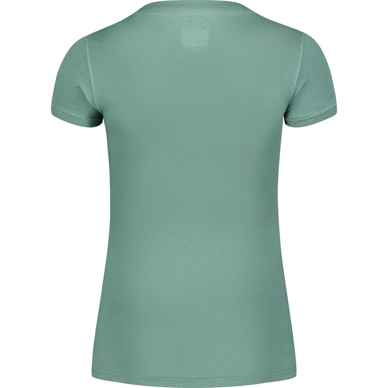 Nordblanc Zelené dámské bavlněné tričko DESIGN