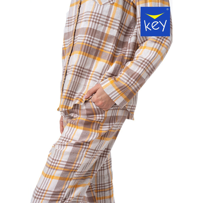Dámské rozepínací pyžamo LNS model 18807417 B23 SXL - Key