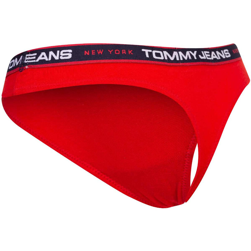 Tommy Hilfiger 3pack tanga kalhotky UW0UW047090WE Bílá/černá/červená