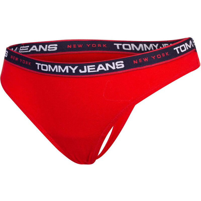 Tommy Hilfiger 3pack tanga kalhotky UW0UW047090WE Bílá/černá/červená