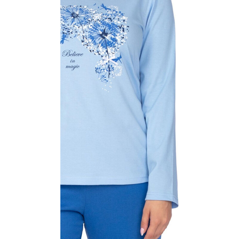 Dámské pyžamo 647 blue plus - REGINA