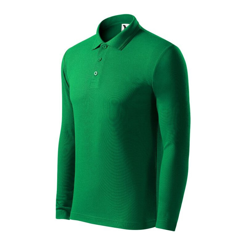 Pánská polokošile Malfini Pique Polo LS M MLI-22116 trávově