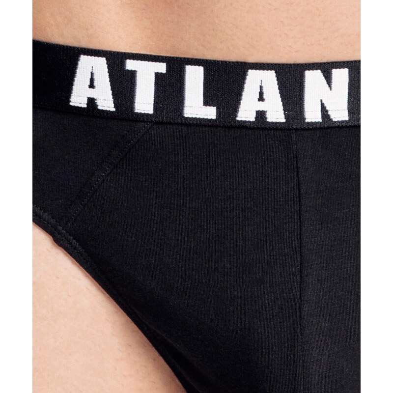 Pánské sportovní slipy ATLANTIC 3Pack - černé