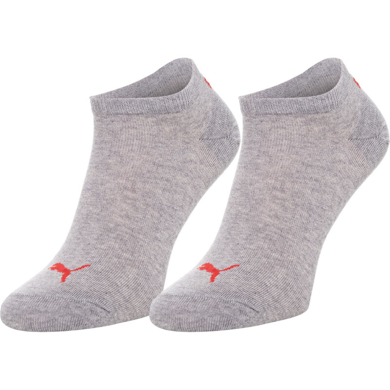 Puma Ponožky 3Pack 906807 Červená/šedá/černá