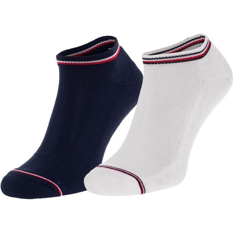 Ponožky Tommy Hilfiger 2Pack 100001093 White/Navy Blue