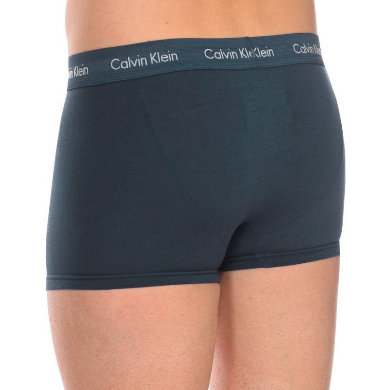 Pánské boxerky Low Rise Trunk 3Pack M U2664G PIT černo grafitové - Calvin Klein