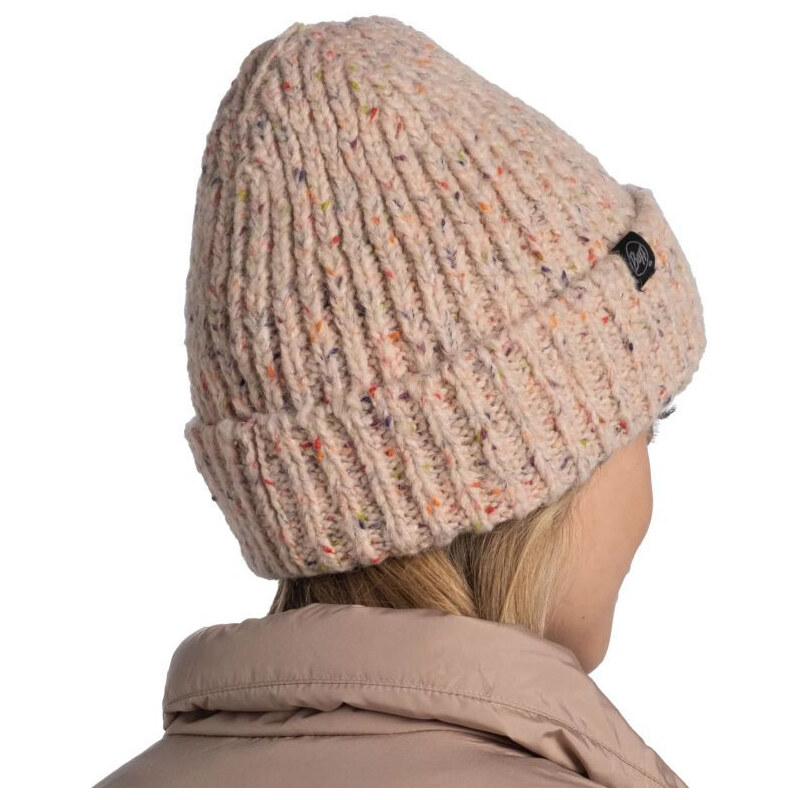 Kim Pletená fleecová čepice Beanie model 19408288 - Buff