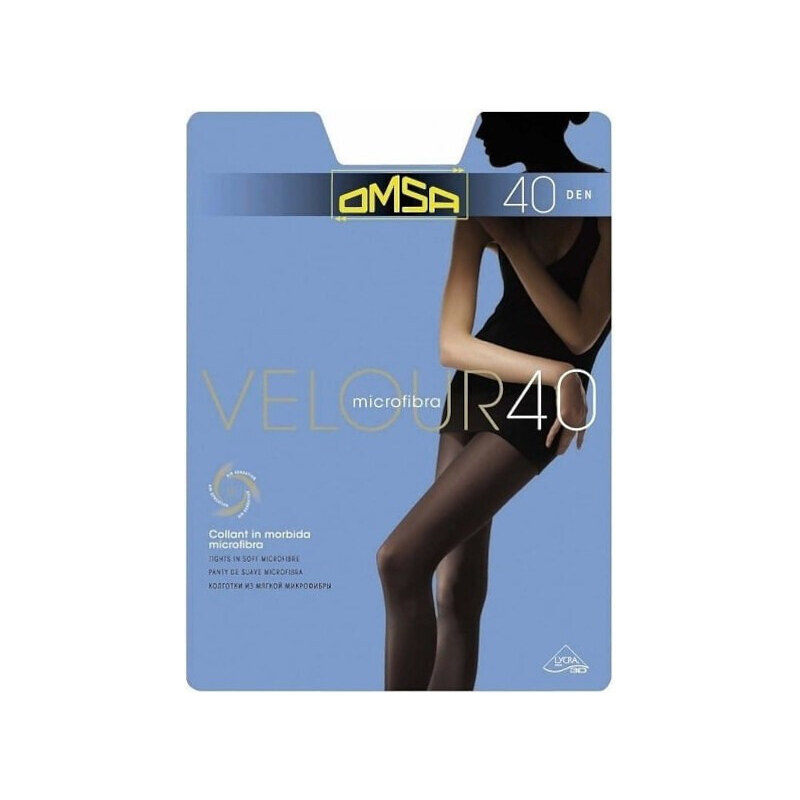 Dámské punčochové kalhoty Omsa Velour 40 den 2-4 100299887