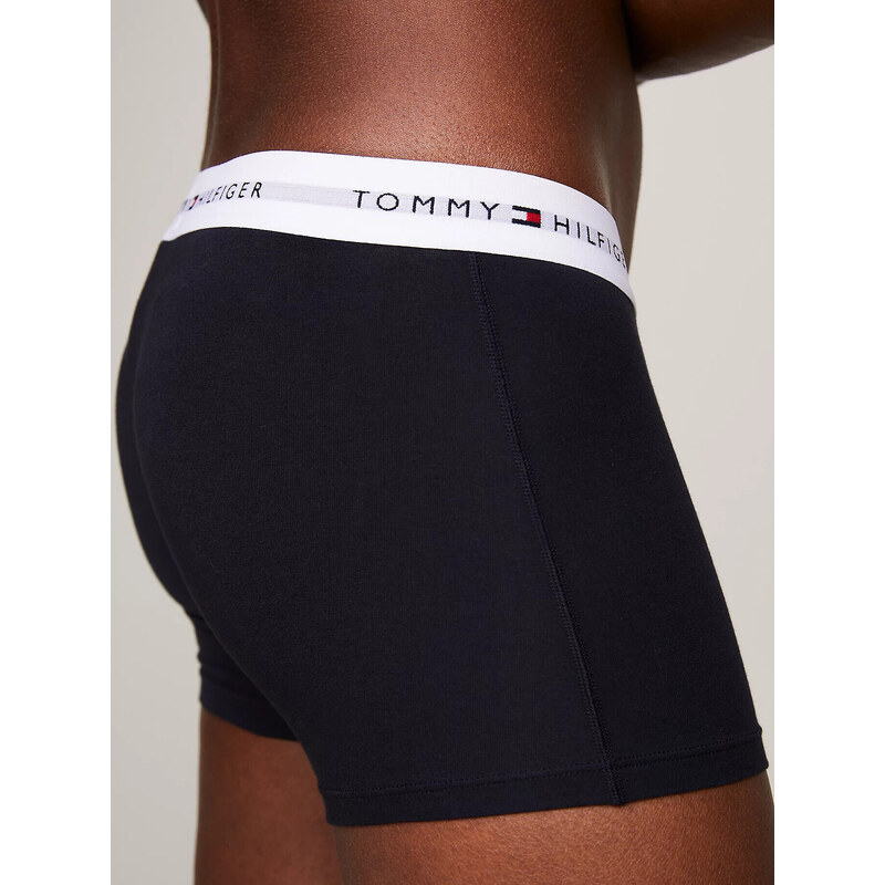 Pánské boxerky 3-PACK UM0UM02761 0UB černé/bílé/červené - Tommy Hilfiger