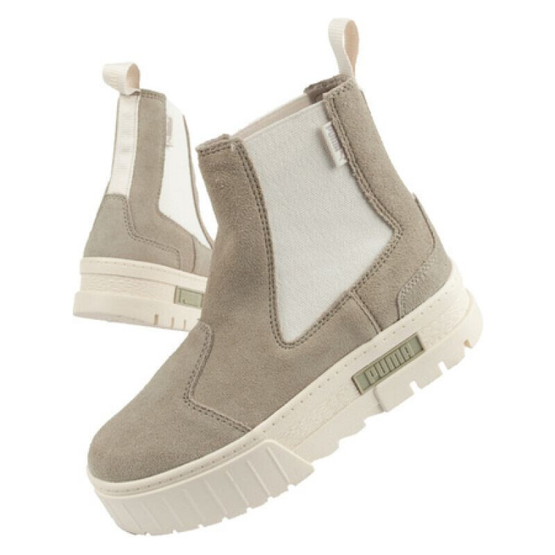 Dámské Mayze Chelsea Suede W 382829 05 šedo/bílé - Puma 89625678