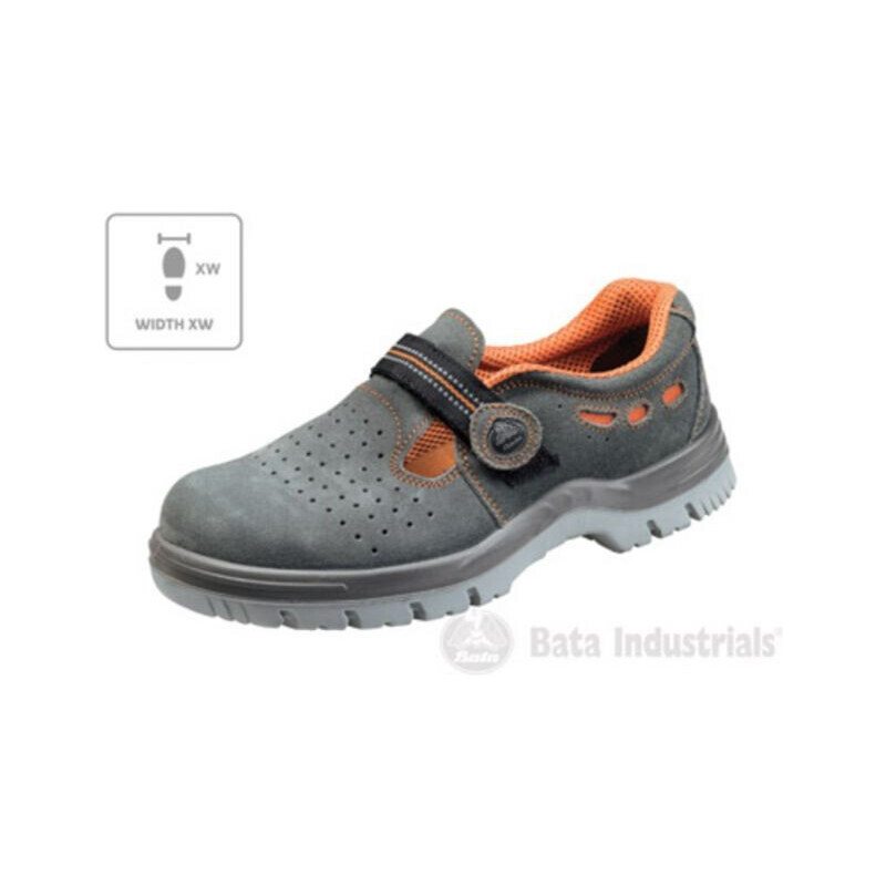 Bata Industrials Riga XW U MLI-B22B3 tmavě šedé sandály