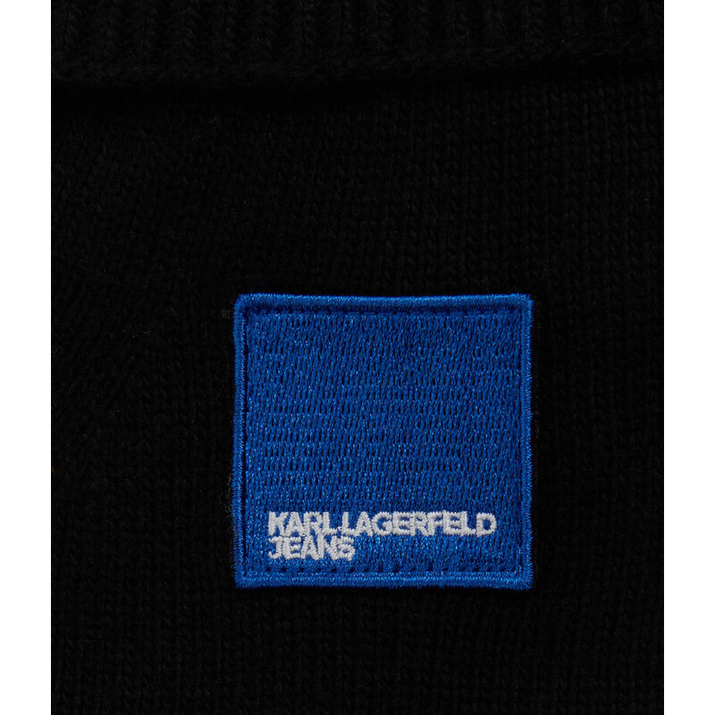 RUKAVICE KARL LAGERFELD JEANS KNITTED LOGO GLOVE