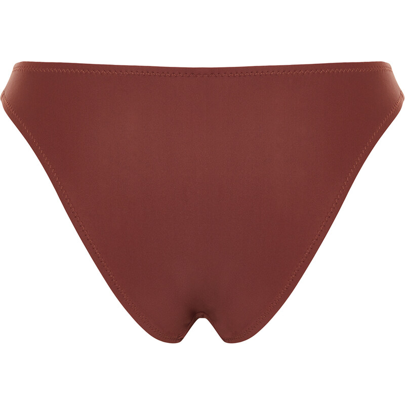 Trendyol Brown Regular Bikini Bottom