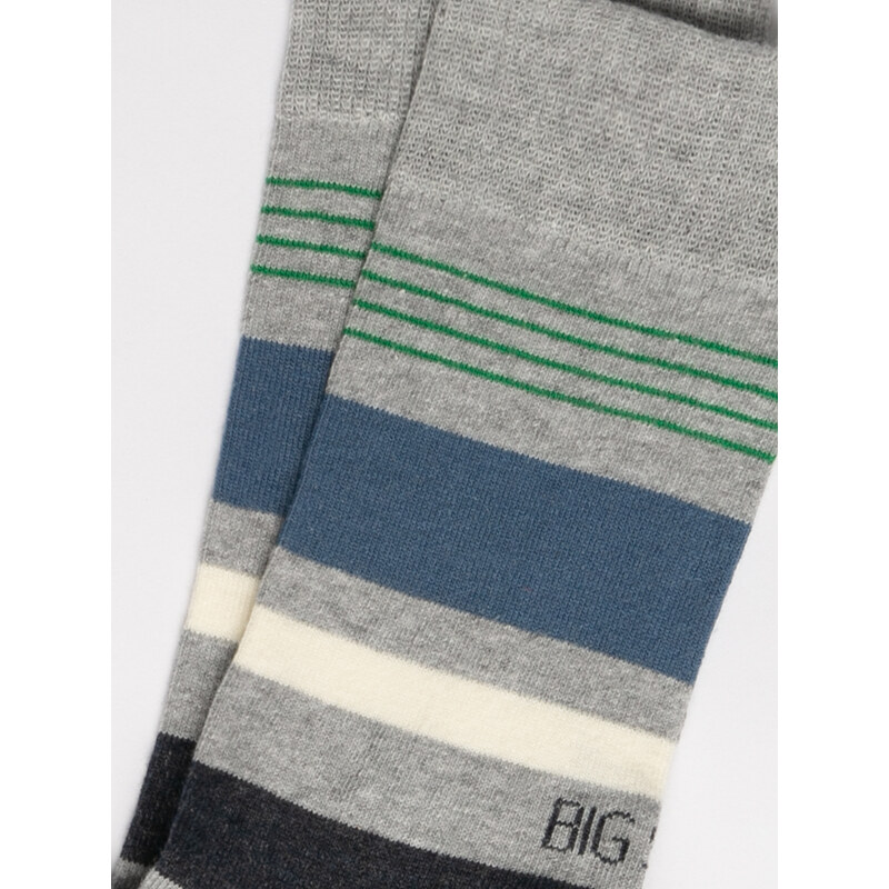 Big Star Man's Knee Socks 211009 Grey 902