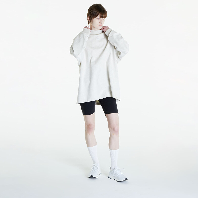 adidas Performance adidas One Basketball Long Sleeve Tee UNISEX Crema White/ Grey
