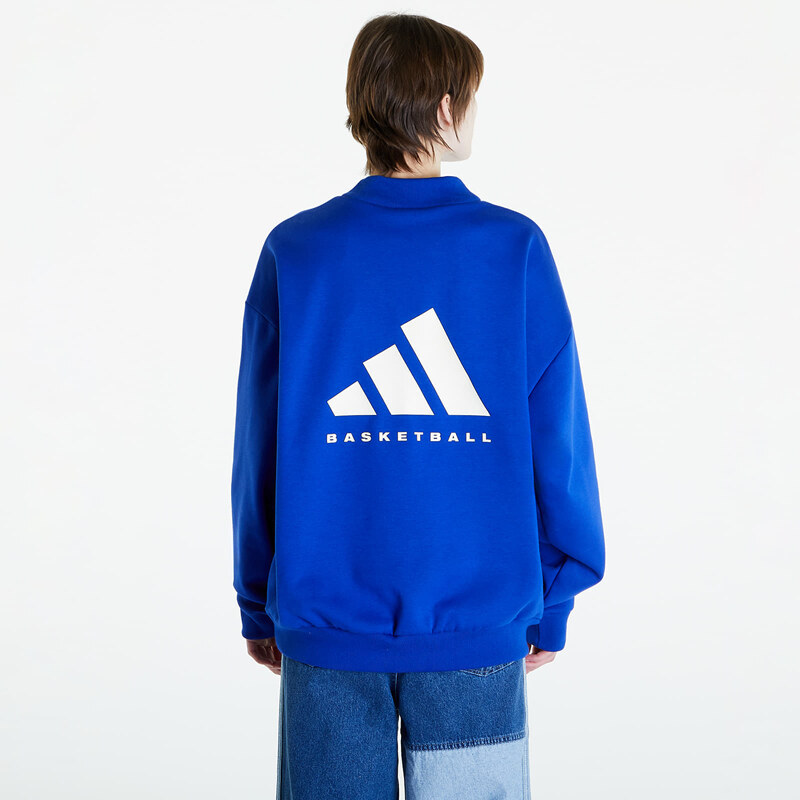 adidas Performance adidas One Fleece Basketball Crewneck Sweatshirt UNISEX Lucid Blue