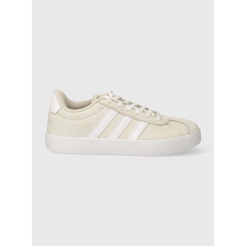 Dětské sneakers boty adidas VL COURT 3.0 K béžová barva