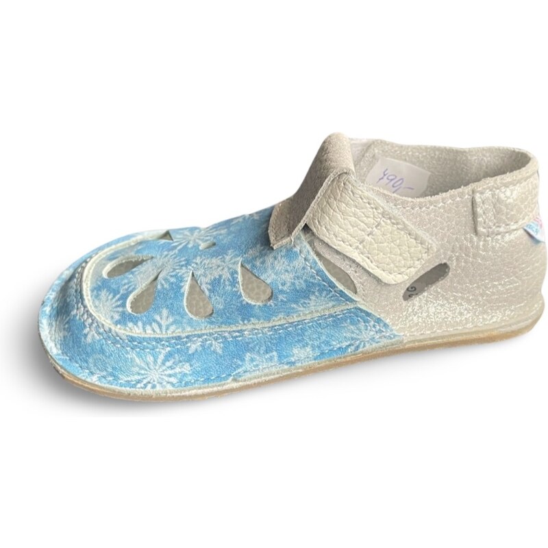 Baby bare shoes Dětské barefoot sandály BABY BARE - IO Snowflakes