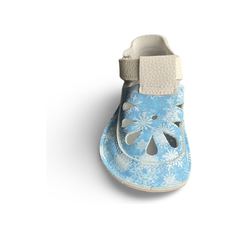 Baby bare shoes Dětské barefoot sandály BABY BARE - IO Snowflakes