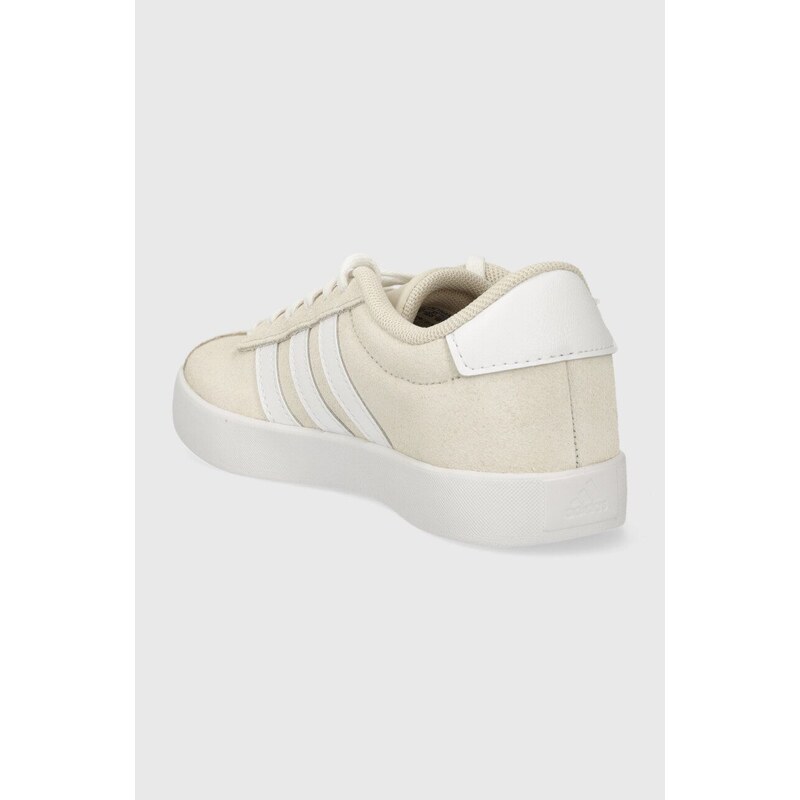 Dětské sneakers boty adidas VL COURT 3.0 K béžová barva