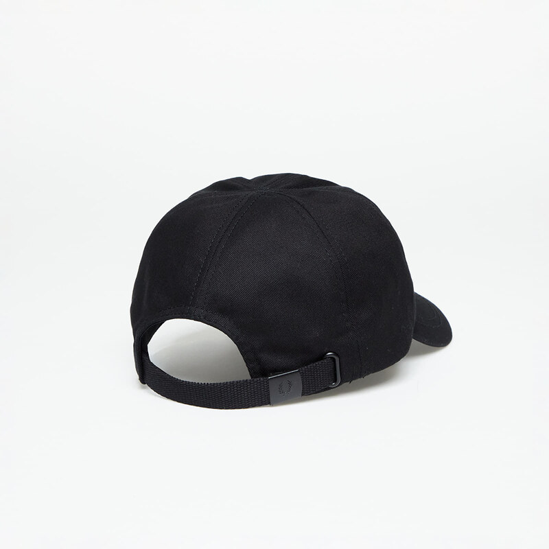 Kšiltovka FRED PERRY Graphic Branded Twill Cap Black/ Warm Grey