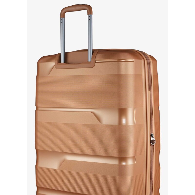 V&V TRAVEL Velký kufr 75cm Metallo Gold