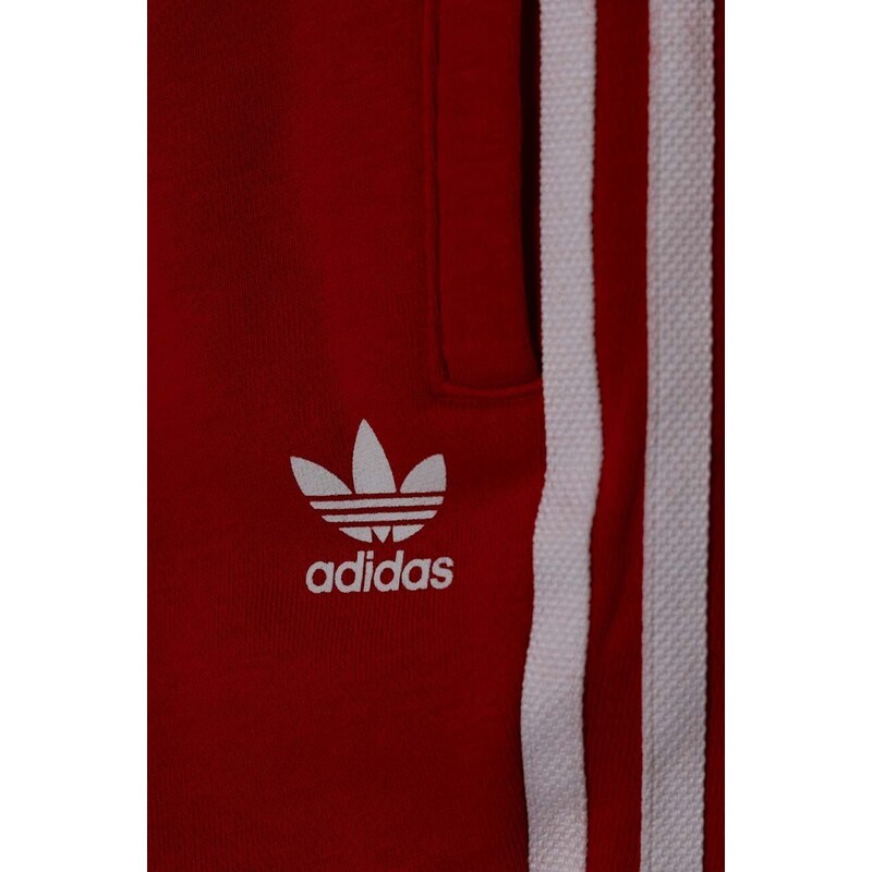 Dětská tepláková souprava adidas Originals červená barva