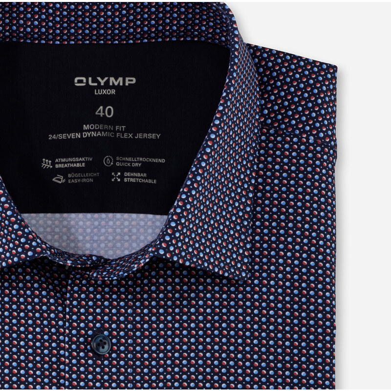 OLYMP Luxor 24/Seven Modern Fit společenská košile 136654 33 24
