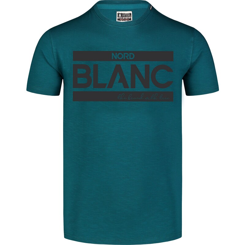 Nordblanc Zelené pánské bavlněné tričko BLANC