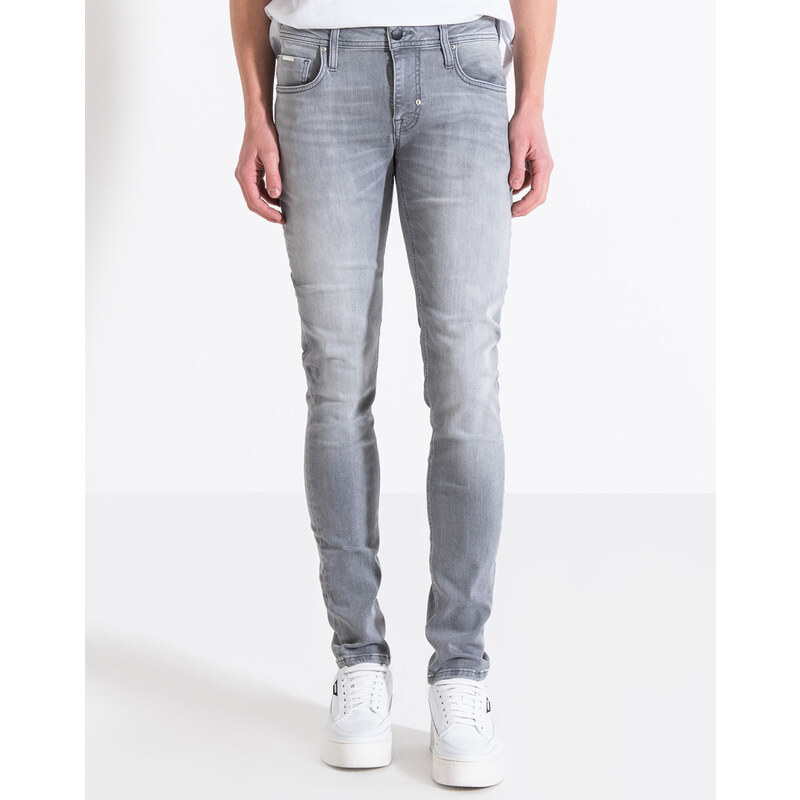 ANTONY MORATO MMDT00241FA7504671W01796 MIN OF 10 JEANS OZZY TAPERED FIT IN BLUE/BLACK POWER STRETCH DENIM KALHOTY PÁNSKÉ