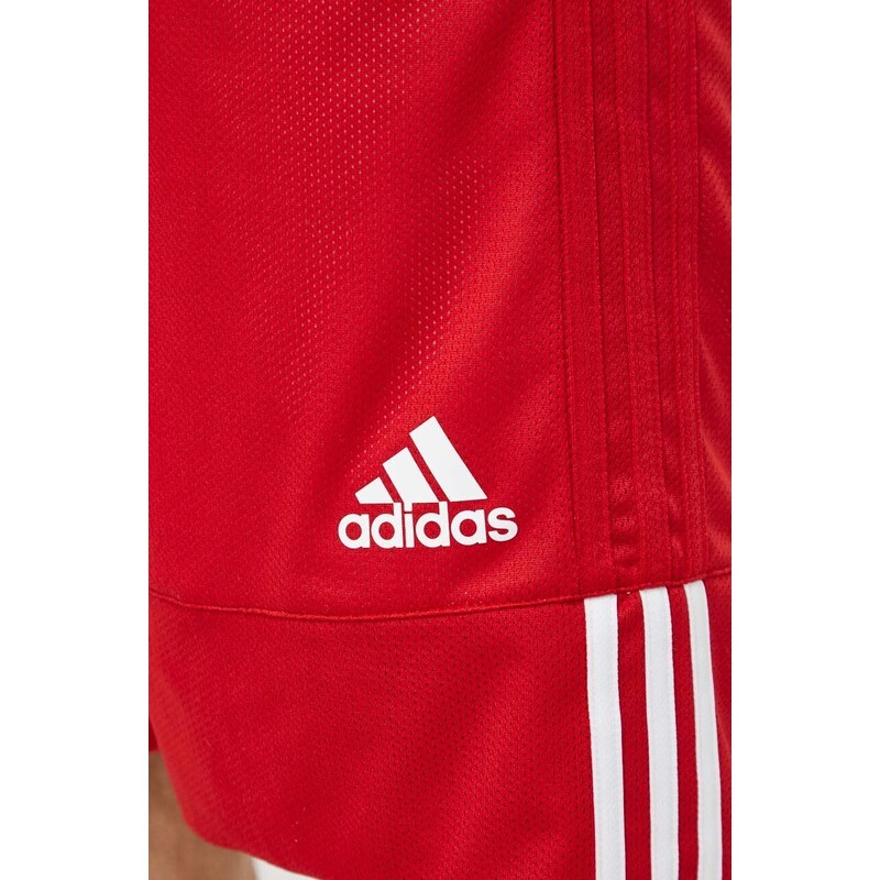 Tréninkové šortky adidas Performance červená barva, DY6603