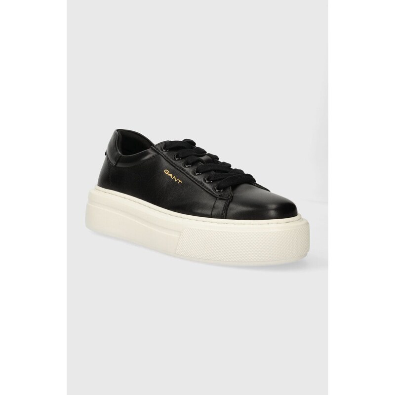 Kožené sneakers boty Gant Alincy černá barva, 28531545.G00