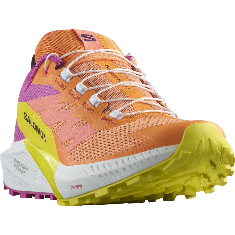 Salomon SENSE RIDE 5 Bird Of Paradise / White / Sulphur Spring